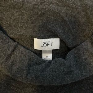 LOFT cowl neck short sleeve sweater